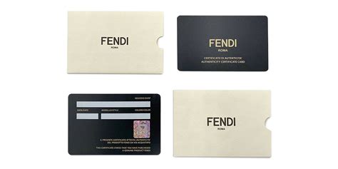 fake fendi tag|fendi authenticity card.